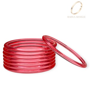 Premium Kashmiri Glossy Purple Jelly Transparent Acrylic Bangles Set Latest Fashion Collection Wholesale Price Global Export - Product Image 2