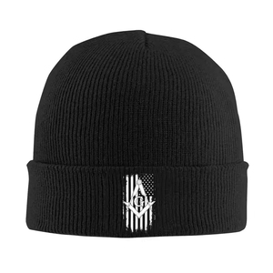 Gorros de punto masónicos para mujer y hombre, gorros de invierno de acrílico, gorros de ganchillo masónicos, gorros tejidos - Product Image 2