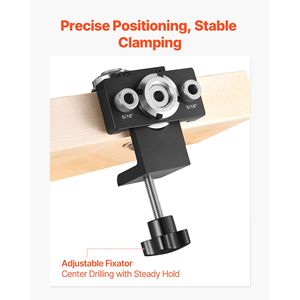 Kit di Punte Autocentranti in Lega di Alluminio con 3 Misure di Punte per Trapano per Giunti in Legno e Fori Diritti - Product Image 4