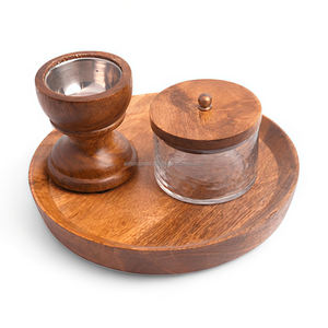 Caja de bandeja de quemador Bakhoor de madera de mango con incrustaciones de madera de alta calidad, caja de acrílico con incrustaciones, caja árabe Mubkhar Medkhan - Product Image 4