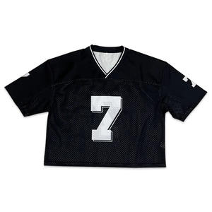 T-shirts en maille à logo imprimé sur mesure, couleur personnalisée, style vintage, pour hommes, maillot de football américain, 100% polyester - Product Image 1