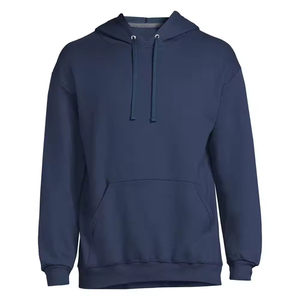 Sudadera con capucha oversize con cremallera para hombre, forro polar, hombros caídos, estampado personalizado, peso pesado, 100% algodón, color liso - Product Image 3