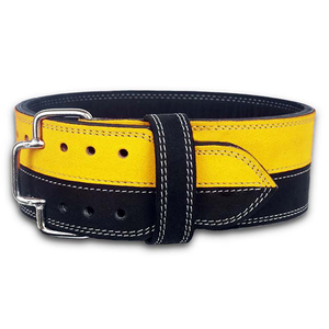 Adjustable Black Weightlifting <b>Belt</b> With Buckle Closure For Strength Training And Weight Lifting Support Unisex Waist <b>Belt</b> - Product Image 5