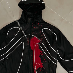 OEM <b>Nylon</b> Tracksuits Custom Windbreaker Hoodie <b>Jogger</b> Two Piece Set Trendy Casual Activewear Factory Bulk Supplier Manufacturer - Product Image 6