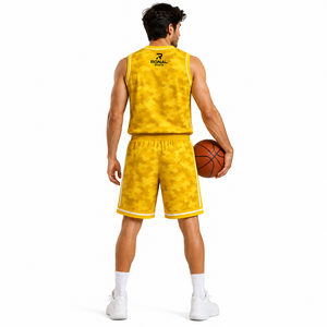Nouvelle tenue de basketball personnalisée par sublimation, qualité supérieure, sur mesure, imprimée pour l'été, vêtements de sport unisexes pour équipe - Product Image 4