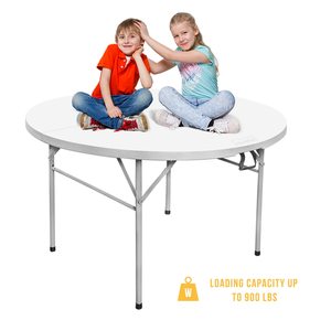 <span class=keywords><strong>Camping</strong></span> en plein air, randonnée, pique-nique, salle à manger, <span class=keywords><strong>table</strong></span> ronde réglable et portable en plastique pour restaurant - Product Image 4