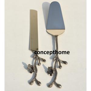 Juego de Servidor de Pastel de Lujo con Mango de Acero Inoxidable, Espátula para Pastel de Calidad Superior con Acabado Espejo, Último Diseño, Precio Reducido - Product Image 3