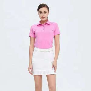Star Figure Enterprises OEM ODM Camiseta de Golf para Mujer, Poliéster/Algodón, Manga Corta, Logotipo Bordado en la Parte Delantera, Estilo Casual - Product Image 4