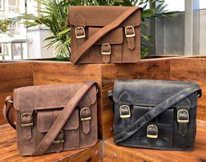 Manufacturers Wholesale Full Grain Leather Small Crossbody Messenger <b>Bag</b> Cowhide Large Capacity Business Handbag <b>for</b> <b>Men</b> & Women - Product Image 4