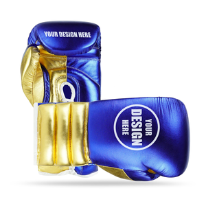 Gants de boxe professionnels en cuir imperméables avec fermeture à lacets, légers, sangle de poignet réglable, antidérapants, unisexes - Product Image 2