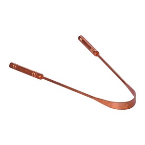 Nettoyeur de langue en cuivre, gratte-langue, brosse d'hygiène buccale, nettoyeur de langue en métal pour usage domestique - Product Image 2