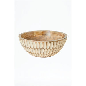 Bol de service en bois de manguier fait main, écologique, rond, pour la cuisine, décoration de comptoir, bols à riz, à collations, à fruits - Product Image 1