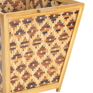 Maceta Cuadrada de Bambú Tejida y Tallada a Mano, Ecológica, Duradera, Biodegradable, para Interiores/Exteriores, para Plantas Colgantes, Jardín, Hogar - Product Image 5