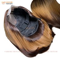 Ombre Bob <strong>Wig</strong> Bone Straight Raw Vietnamese Human Hair Extensions Grade 12A <strong>Best</strong> Quality Wholesale Vendor