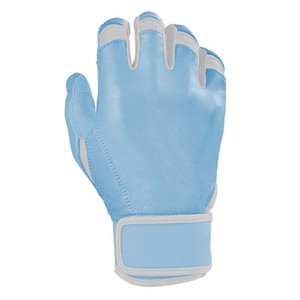Guantes de Bateo ELIXE SPORTS de Cuero Azul Claro, Acolchados, con Cierre de Velcro, Duraderos, Ligeros, Unisex para Adultos, para Entrenamiento, Mano Derecha/Izquierda - Product Image 3