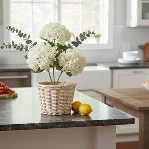 ตะกร้าหวายทรงแจกันทรงกลมสำหรับงานหัตถกรรม - Product Image 6