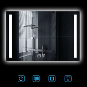 <span class=keywords><strong>Miroir</strong></span> <span class=keywords><strong>de</strong></span> <span class=keywords><strong>salle</strong></span> <span class=keywords><strong>de</strong></span> <span class=keywords><strong>bain</strong></span> intelligent moderne anti-buée rectangulaire avec éclairage LED tactile mural <span class=keywords><strong>pour</strong></span> hôtel - Product Image 3