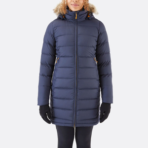 Parka para Mujer con Capucha Desmontable con Ribete de Piel Sintética, Diseñada para Brindar Calidez y un Estilo Casual a la Moda - Product Image 1