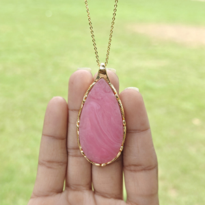 จี้รูปหยดน้ำเคลือบทอง 18k ดีไซน์โดดเด่น หรูหรา สง่างาม เหมาะสำหรับขายส่ง เป็นของขวัญวันเกิดหรืองานแต่งงานสำหรับผู้หญิง - Product Image 6