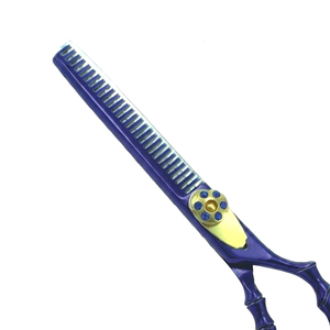 Premium Purple Hairdressing Thinning Scissors Stainless Steel Texturizing <b>Shears</b> Professional Barber <b>Tool</b> Made In Pakistan - Product Image 6