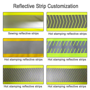 Veste de sécurité à capuche pour homme, tissu Oxford 300D, imperméable, avec éclairage LED, haute visibilité, conforme aux normes ANSI Classe 1 et EN ISO Classe 1, réfléchissante pour l'hiver - Product Image 2