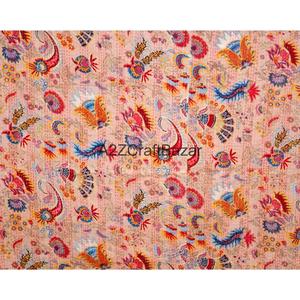 Exportadores de Colchas Kantha 100% Algodón Puro Hechas a Mano, Manta Bohemia para Hogar u Oficina, Colcha India Hecha a Mano, Más Vendida - Product Image 2