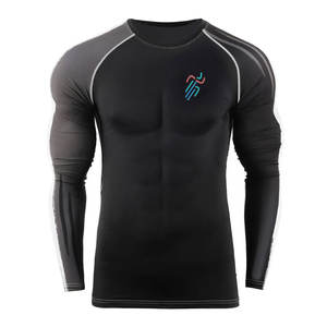 Prix d'usine – Rashguard de sport MMA professionnel personnalisé, respirant, haute qualité, séchage rapide, écologique, avec logo imprimé sur mesure - Product Image 1