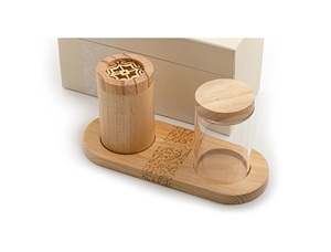 Decorative Acacia Wood Religious Incense <b>Burner</b> Handmade & Eco-Friendly Enhances Living Rooms Offices with Warmth Refined Style - Product Image 6