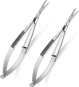 Tijeras para cutículas curvas de acero inoxidable alemán, hoja afilada, herramienta de manicura duradera para adultos, herramientas de manicura duraderas de Tegra - Product Image 1