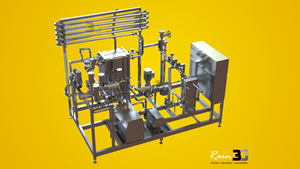 Machine de traitement laitier, équipement de production de lait automatique avec contrôle PLC - Product Image 2