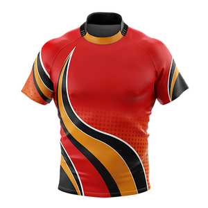 Maillot de rugby personnalisé, T-shirt de rugby, Tenue d'équipe de rugby, Fabricant de vêtements de sport par sublimation, Uniforme d'équipe de rugby, Fabricant de maillots de rugby - Product Image 5