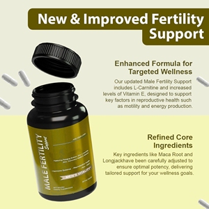 Fórmula Mineral Nutricional para la Fertilidad Masculina de Marca Privada, Cápsulas de Apoyo a la Fertilidad Masculina para Apoyar el Bienestar Reproductivo Masculino - Product Image 4