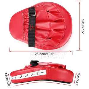 Protège-poignets en cuir Comfort Fit avec rembourrage absorbant les chocs et fermeture auto-agrippante pour les séances d'entraînement de boxe - Maintien sûr 2026 - Product Image 5