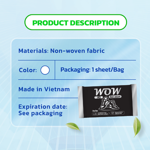 Lingettes portables non tissées pour baskets – Nettoyage ultra-efficace des chaussures – Format compact pour voyage – Adultes – Tous types – Fournisseur OEM en gros - Product Image 3