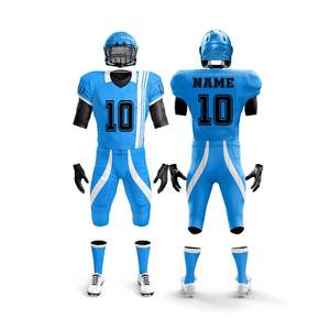 Uniforme de Fútbol Americano Personalizado de Alta Calidad, con el Mejor Tejido, Manga Corta, Diseño Impreso, Secado Rápido, 100% Poliéster para Adultos - Product Image 1