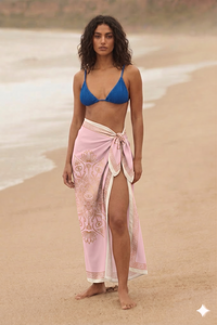 Paréo Hawaïen Polynésien Imprimé Personnalisé Léger pour la Plage, Tenue de Vacances Tropicale, Fabrication OEM ODM - Product Image 6