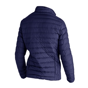 Custom Logo Men's Winter Jackets <b>Warm</b> Bubble Puffer Outerwear with Solid Canvas Long Casual Style for Outdoor Use - Product Image 2