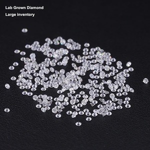 Diamants synthétiques HPHT de laboratoire, pierres brutes de taille ronde, de 1,0 mm à 3,2 mm, couleur blanche, clarté VVS VS, pour la fabrication de bijoux - Product Image 6