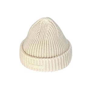 Bonnet unisexe personnalisé avec logo, en tricot côtelé épais, chaud et doux en acrylique, style pêcheur, bonnet court à revers - Product Image 1