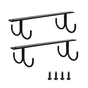 Porte-tasses élégant en fer avec des proportions équilibrées, finition noire, rangement et présentation pour la cuisine - Product Image 1