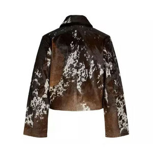 Chaqueta de Invierno para Hombre de Cuero Genuino de Alta Calidad con Pelo, Logotipo Personalizado, Resistente al Viento e Impermeable, Venta al Por Mayor - Product Image 2