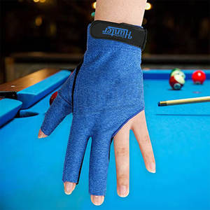 <b>Billiard</b> Gloves Left Right Hand Breathable <b>Snooker</b> High Quality Customized Three Fingers Gloves <b>Billiard</b> <b>Snooker</b> Gloves - Product Image 4
