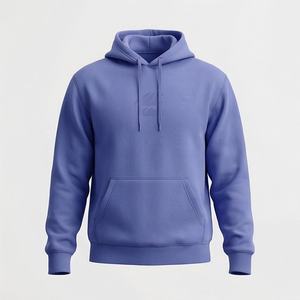 Sudadera con Capucha Oversize Unisex de Otoño, Bordada, de Algodón y Felpa, Estilo Urbano, Ajuste Holgado, Color Personalizable, Suave al Tacto - Product Image 1