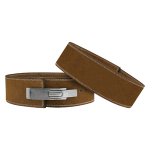 Ceinture de musculation à boucle à levier 10 mm à ardillon unique en cuir pour entraînement et exercice en salle de sport - Product Image 5