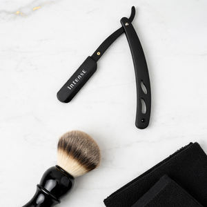 Navaja de Afeitar Clásica con 100 Cuchillas, Herramienta Tradicional para Afeitar para Hombres, Uso Profesional en Salón - Product Image 4