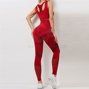 ชุดโยคะสวมใส่สบาย ใช้งานง่าย มีสินค้าพร้อมส่ง ไซส์พลัส MOQ ต่ำ ชุดโยคะสำหรับผู้หญิง - Product Image 4