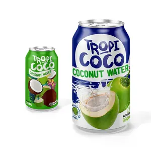 Grosir OEM 100% air kelapa alami minuman tropis sehat minuman harga pabrik dari Kelapa Asia asli