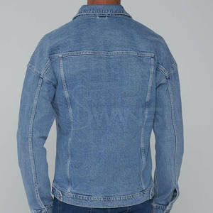 Chaqueta de Mezclilla para Hombre, Diseño Personalizado, 100% Algodón, Invierno, con Logotipo Frontal, Ligera, Transpirable, Servicio OEM - Product Image 5