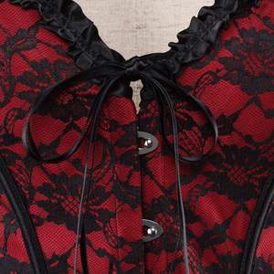 Corset Bustier Sculptant en Cuir Respirant Couleur Unie pour Femme, avec Armatures, Effet Amincissant et de Beauté Corporelle, Style Tube Top, Vêtement d'Extérieur - Product Image 3