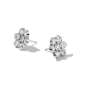 Fiore Diamond & Yellow Gold Earrings - Product Image 2